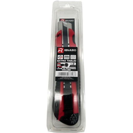 RENAUDO CUTTER AUTOBLOCCANTE DA MM25 CON LAMA NERA SK2 + 2 LAME