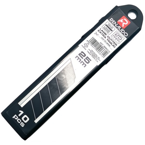 RENAUDO LAME NERE EXTRA TAGLIENTI SK2 PER CUTTER DA MM25 PZ10