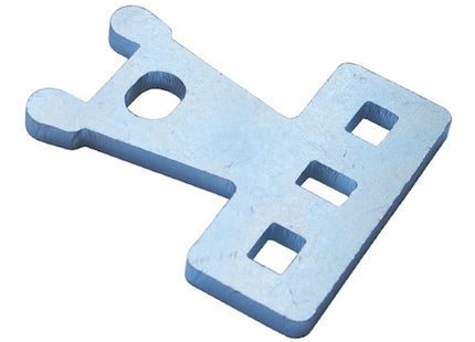 MINUTEX PORTALUCCHETTO CORAZZATO PIANO VERTICALE ACCIAIO ZINCATO BIANCO