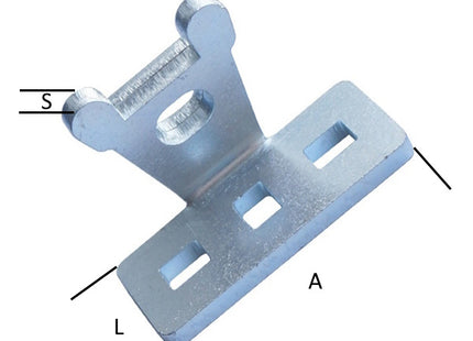 MINUTEX PORTALUCCHETTO CORAZZATO VERTICALE TIGER ACCIAIO ZINCATO BIANCO