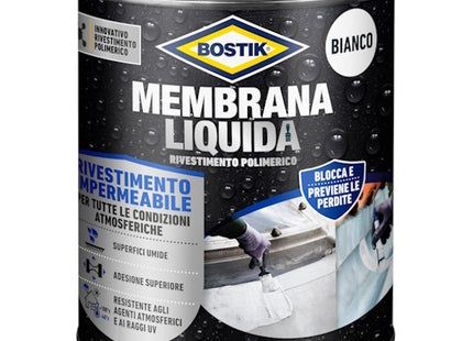 UHU BOSTIK MEMBRANA LIQUIDA RIVESTIMENTO POLIMERICO BIANCO KG1