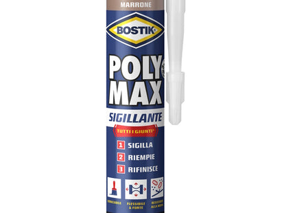 UHU BOSTIK POLY MAX SIGILLANTE MARRONE IN CARTUCCIA ML280