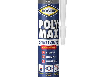 UHU BOSTIK POLY MAX SIGILLANTE NERO IN CARTUCCIA ML280
