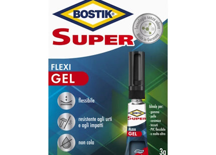 UHU BOSTIK SUPER FLEXI GEL ADESIVO ISTANTANEO IN BLISTER GR3