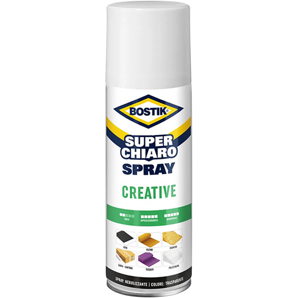 UHU BOSTIK SUPERCHIARO ADESIVO CREATIVE SPRAY BOMBOLETTA ML500