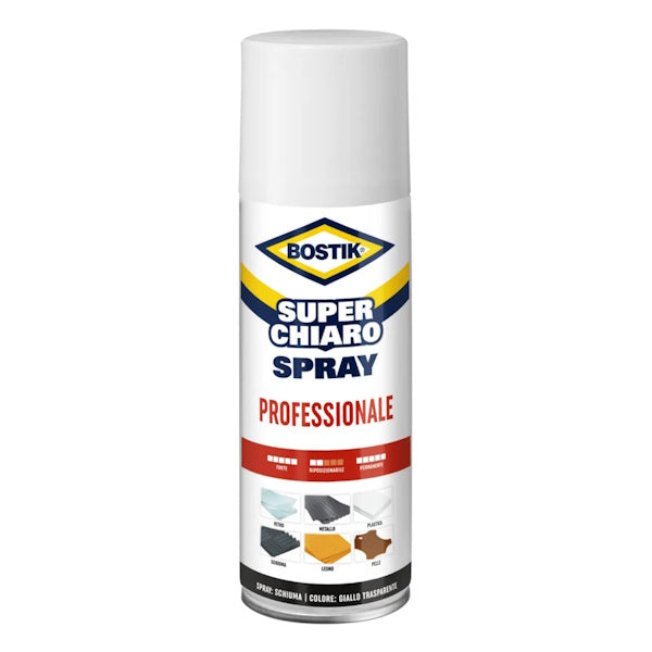 UHU BOSTIK SUPERCHIARO ADESIVO PROFESSIONALE SPRAY BOMBOLETTA ML500