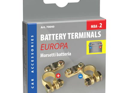 LAMPA MORSETTI PER CAVI BATTERIE A COPPIA MBA-2