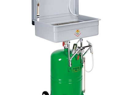 RAASM VASCA DI LAVAGGIO UNIVERSALE CARRELLATA CON SERBATOIO DA LT65