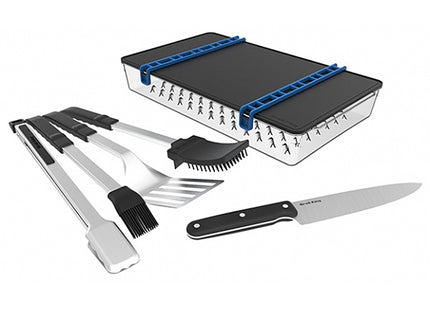 BROIL KING SET POSATE PORTA CHEF 4 PEZZI