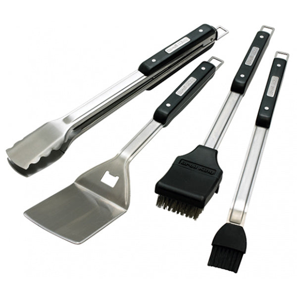 BROIL KING SET POSATE IMPERIAL 4 PEZZI IN INOX E RESINA DA MM.500