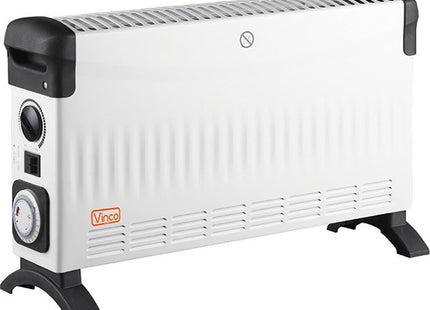 VINCO TERMOCONVETTORE VENTILATO TURBO/TIMER 2000W COLORE BIANCO