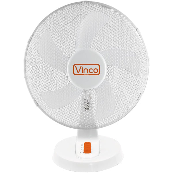 VINCO VENTILATORE DA TAVOLO BIANCO D.CM40 MOD.YF-DE1601