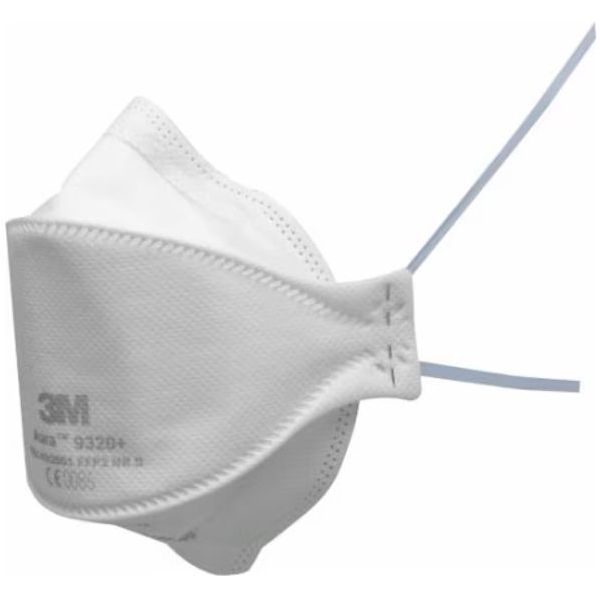 3M RESPIRATORE MONOUSO AURA 9320+ CLASSE FFP2 SENZA VALVOLA CONF. PZ20