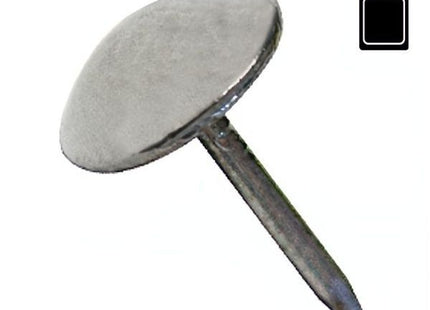 SODIFER BULLETTE IN FERRO NICHELATE TESTA BOMBATA MM 9 BLISTER PZ 50