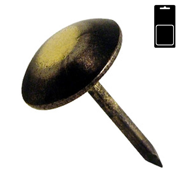 SODIFER BULLETTE IN FERRO SFUMATO TESTA BOMBATA MM 9 BLISTER PZ 50