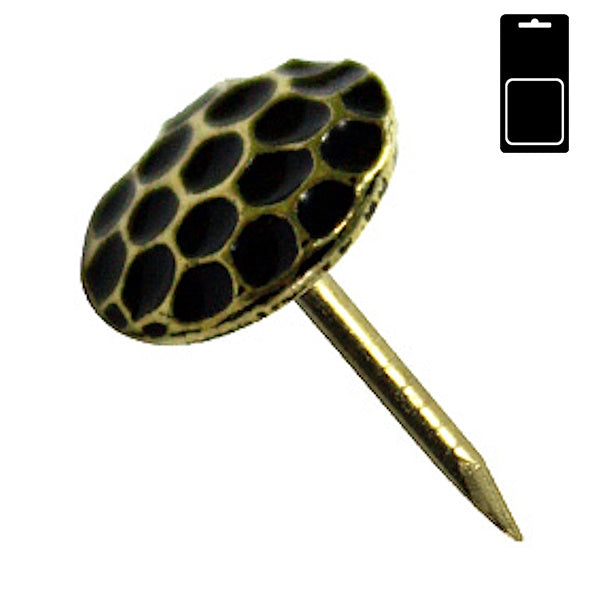 SODIFER BULLETTE IN FERRO BRONZATO TESTA MARTELLATA MM10 BLISTER PZ 50