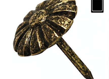 SODIFER BULLETTE IN FERRO SFUMATO TESTA A FIORE BLISTER PZ 40