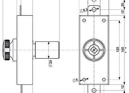 MOTTURA FERROGLIETTO VERTICALE DA APPLICARE CON POMOLO ART.34.326