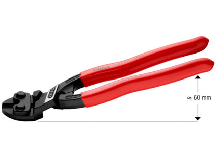 KNIPEX TRONCHESE A DOPPIA LEVA COBOLT CON TESTA PIEGATA MM200
