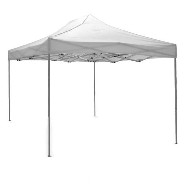 GAZEBO ALLUMINIO VERNICIATO MT3X3 H3,3MT CON PICCHETTI E CORDA KG18