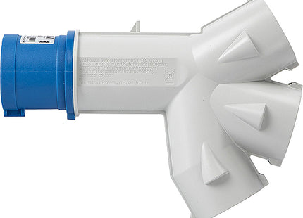 FME ADATTATORE TRIPLO SPINA CEE 2P+T 16A 3 PRESA SCHUKO BIPASSO