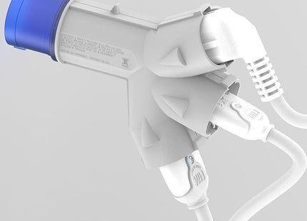 FME ADATTATORE TRIPLO SPINA CEE 2P+T 16A 3 PRESA SCHUKO BIPASSO