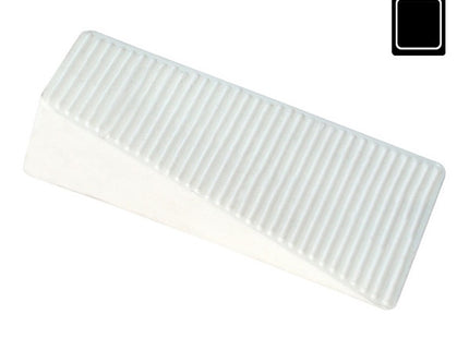 SODIFER CUNEO FERMAPORTE IN PLASTICA ADESIVO MM35X70 BIANCO CONF.PZ1