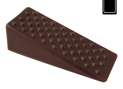 SODIFER CUNEO FERMAPORTE IN PLASTICA CON ADESIVO MARRONE BLISTER PZ6