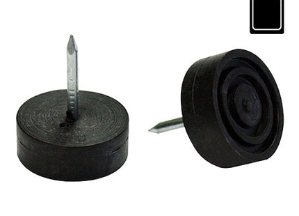 SODIFER SOTTOPIEDI IN GOMMA D.MM20 NERO CON CHIODO BLISTER DA PZ 8