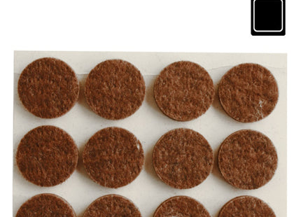 SODIFER FELTRINI ADESIVI PER PARQUET D.MM28 MARRONE BLISTER PZ12