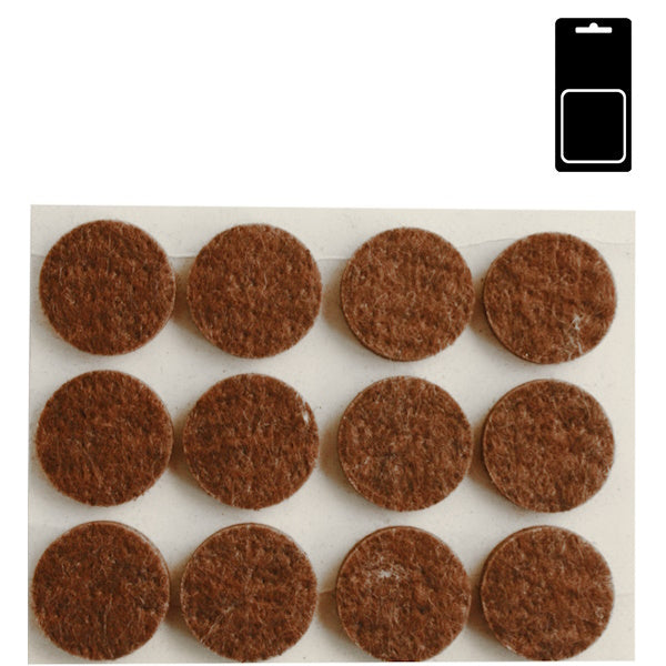 SODIFER FELTRINI ADESIVI PER PARQUET D.MM28 MARRONE BLISTER PZ12