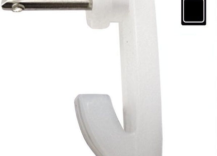 SODIFER GANCI DA PARETE IN NYLON GHIACCIO CON CHIODO BLISTER DA PZ10