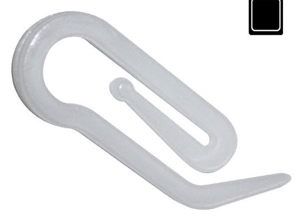 SODIFER GANCI PER TENDE A PROBOSCIDE LUNGHI IN RESINA BLISTER DA PZ25