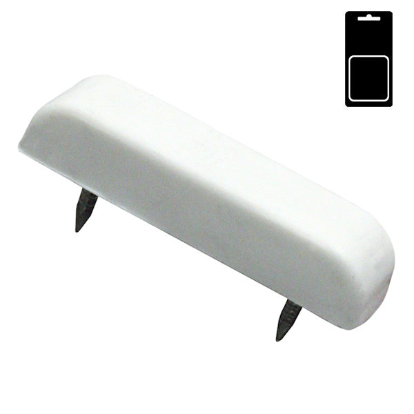 SODIFER FERMA ANTINE IN PLASTICA BIANCO CON 2 PUNTE BLISTER DA PZ12