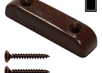 SODIFER FERMA ANTINE IN PLASTICA MARRONE CON 2 VITI BLISTER DA PZ 8