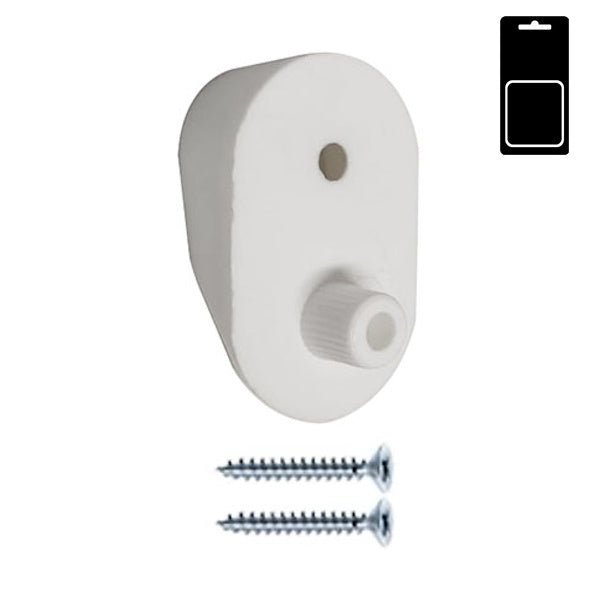 SODIFER REGGITUBO LATERALE MIGNON IN PLASTICA CON PERNO BLISTER DA PZ 2