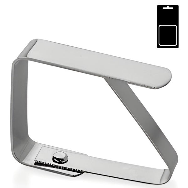 SODIFER FERMATOVAGLIE CON MOLLA IN FERRO NICHELATO BLISTER DA PZ2