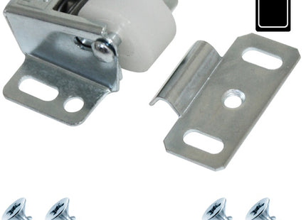 SODIFER CRICCHETTI IN FERRO ZINCATO CON RULLO IN GOMMA BLISTER DA PZ2