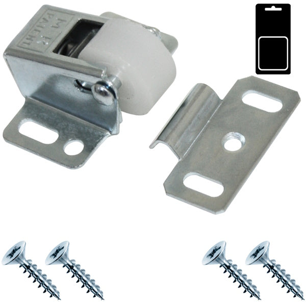 SODIFER CRICCHETTI IN FERRO ZINCATO CON RULLO IN GOMMA BLISTER DA PZ2