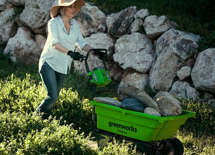 GREENWORKS CARRIOLA G40GC 40V SOLO CORPO MACCHINA*