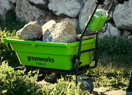 GREENWORKS CARRIOLA G40GC 40V SOLO CORPO MACCHINA*