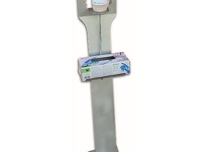 MINUTEX PORTA GUANTI PER SUPPORTO A PAVIMENTO IN ACCIAIO VERNICIATO*