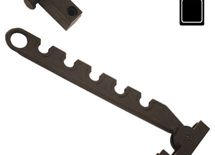 SODIFER SOCCHIUDI FINESTRA 1 ANTA IN NYLON NERO CON VITI BLISTER PZ1