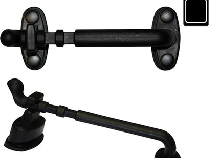 SODIFER SOCCHIUDI FINESTRA 2 ANTE IN NYLON NERO CON VITI BLISTER PZ1