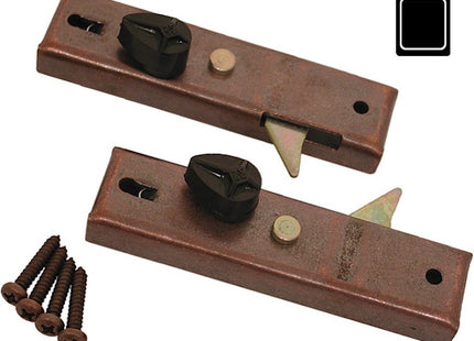 SODIFER CHIUSURE PER TAPPARELLE MOD. VOLGISTOP IN FERRO BRONZATO PZ2