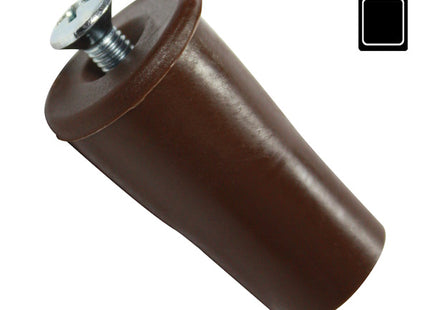 SODIFER ARRESTO CONICO LUNGO IN NYLON MARRONE PER TAPPARELLE CONF.PZ2*