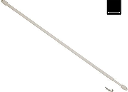 SODIFER BACCHETTE REGGITENDE TONDE PLASTIFICATE BIANCO CM50 CONF.PZ2*