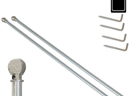 SODIFER BACCHETTE REGGITENDE NICHELATE LUCIDE CM50 CONF.PZ2*