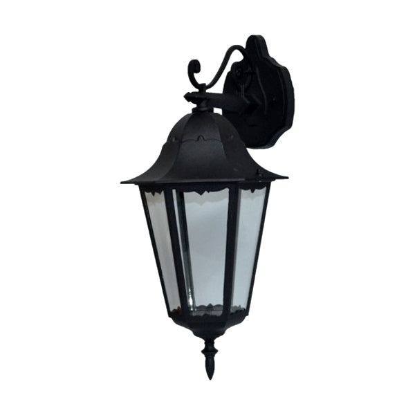 GREEN LIGHT LAMPADA DA ESTERNO MOD. ERMES DOWN COLORE NERO