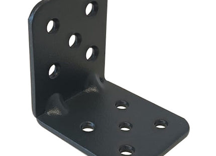 MINUTEX PIASTRA GIUNZIONE PIEGATA CON RINFORZI MM 40X45X2,5 GRAFITE